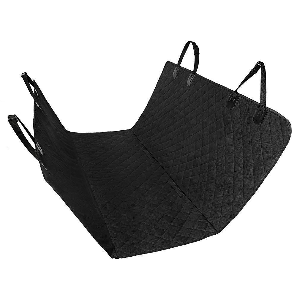 Dog Car Seat Cover with Mesh Window & Waterproof Hammock