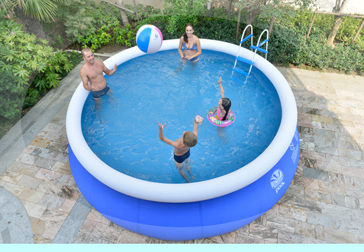 Inflatable Garden Swimming Pool – Family Paddling Pool for Kids & Adults