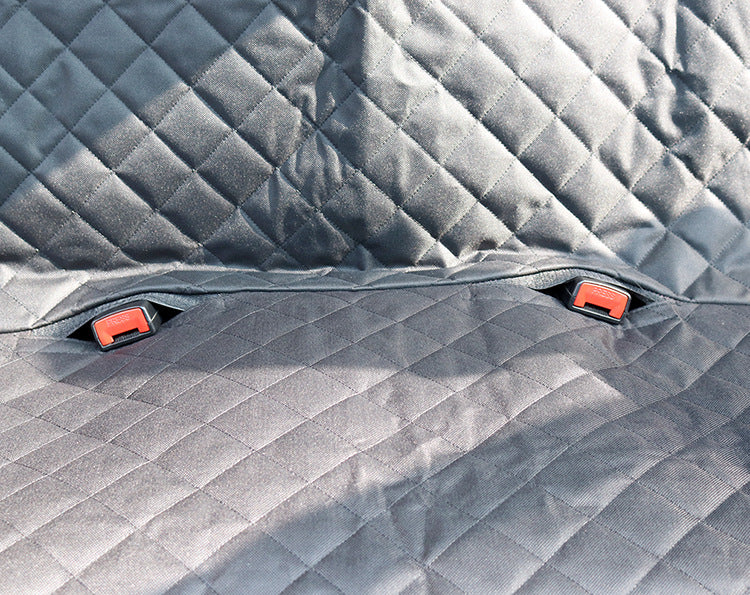Dog Car Seat Cover with Mesh Window & Waterproof Hammock