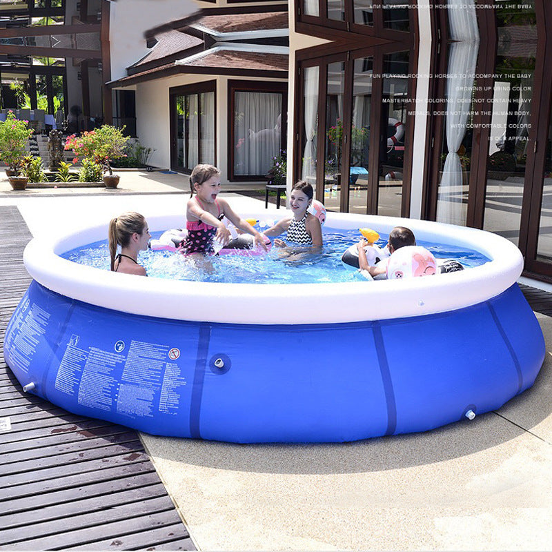 Inflatable Garden Swimming Pool – Family Paddling Pool for Kids & Adults