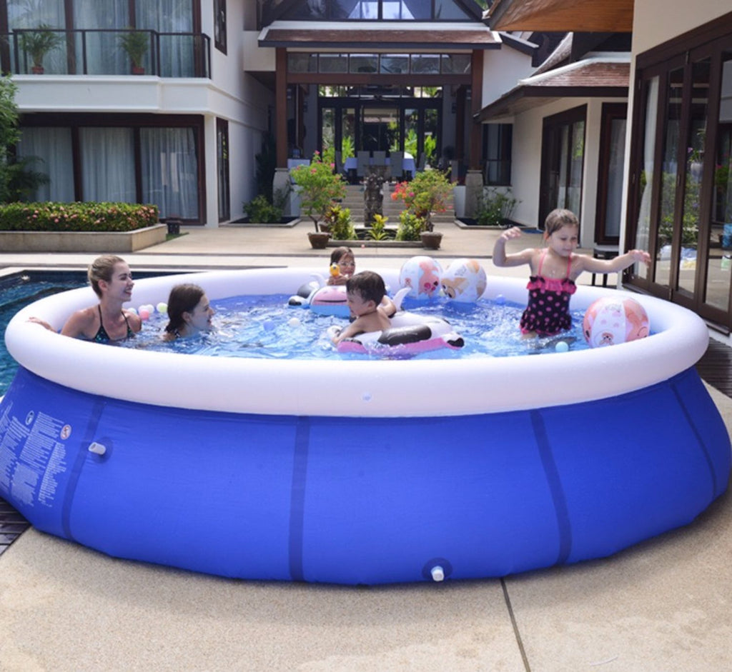 Inflatable Garden Swimming Pool – Family Paddling Pool for Kids & Adults