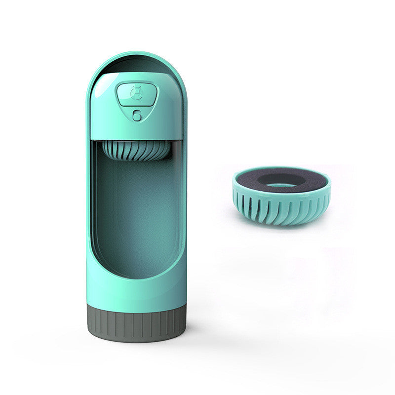 Portable Dog Water Bottle with Drinking Bowl – 300ml