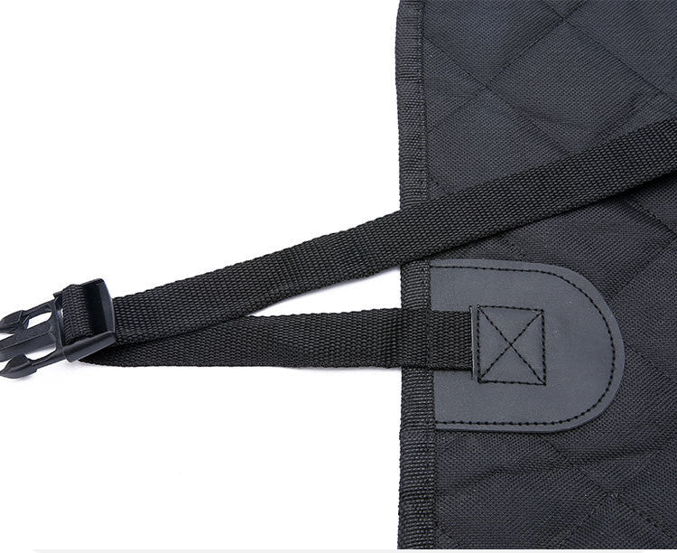 Dog Car Seat Cover with Mesh Window & Waterproof Hammock