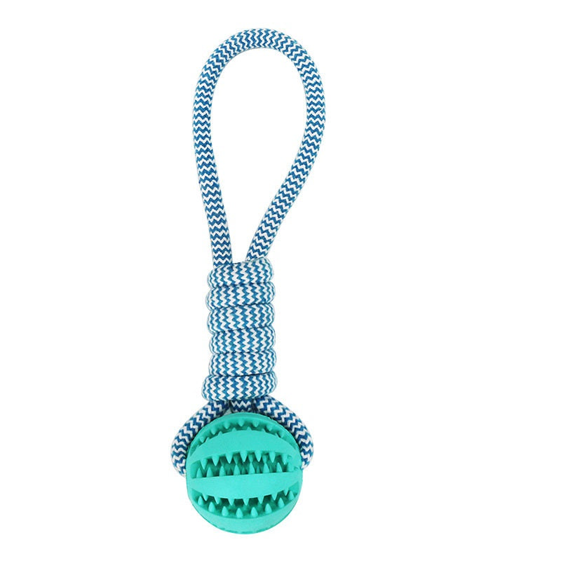 Dog Rope & Chew Ball Toy – Interactive Tug, Fetch & Dental Toy