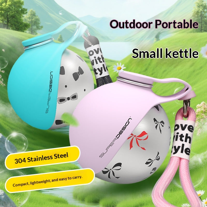 Portable Dog Water Bottle with Drinking Bowl & Waste Bag Dispenser